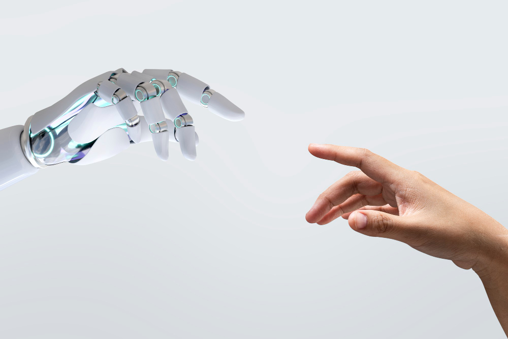 A photo depicting Human AI interaction.