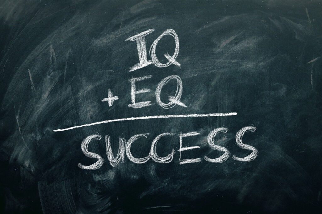 intelligence quotient plus emotional intelligence equals Success