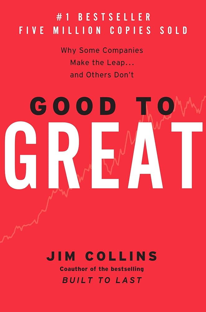 A book for great CEO's titled Good to Great by Jim Collins
