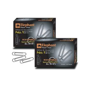 Elephant Round Paper Clip No. 1 33 mm