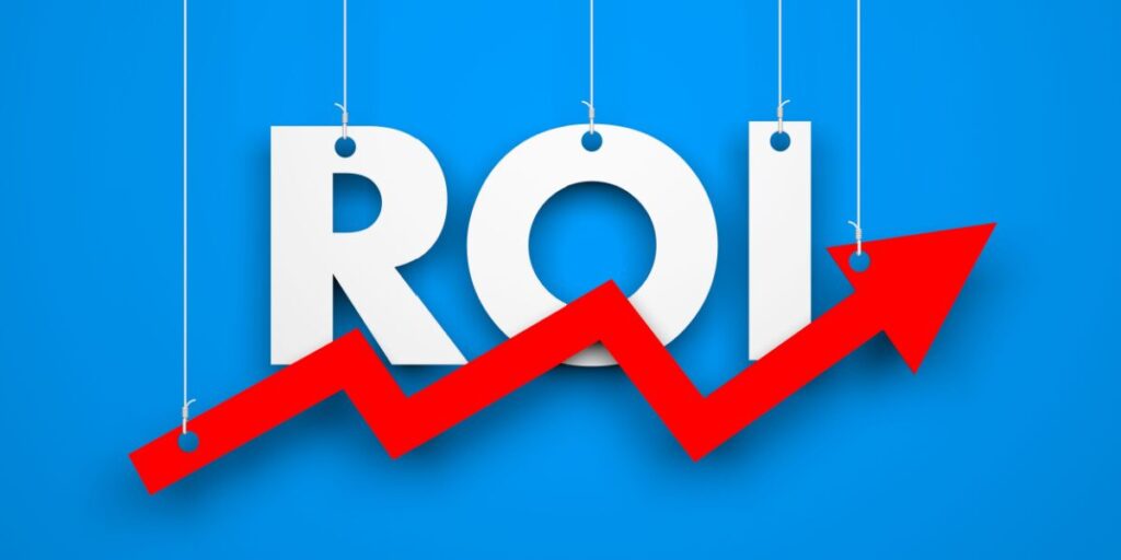 ROI graph moving upward